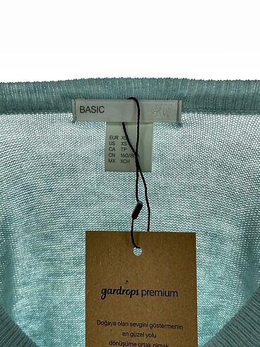 xs Beden mavi Renk H&M Kazak / Triko %70 İndirimli.