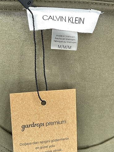 m Beden haki Renk Calvin Klein Günlük Elbise %70 İndirimli.
