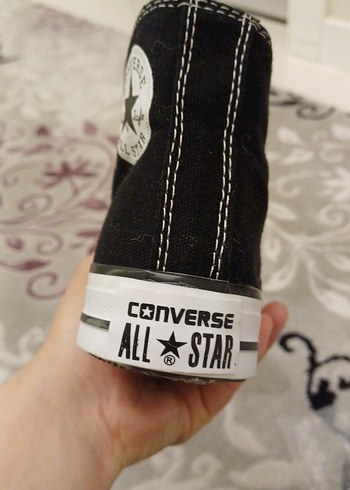 36 Beden siyah Renk Siyah Beyaz converse