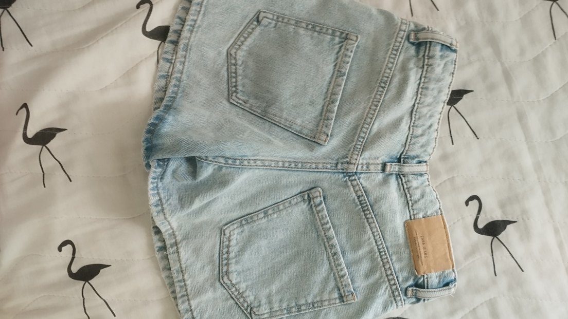 zara kot şort etek - Görsel 2