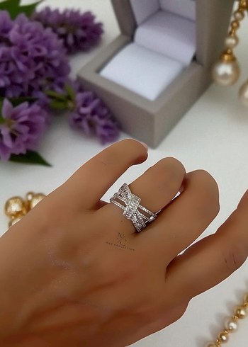 Diğer Taşlı Modern Klasik Gümüş renk Yüzük
