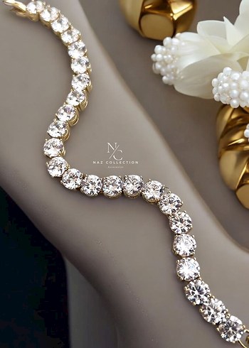 Beden altın Renk Xuping Swarovski model suyolu bileklik
