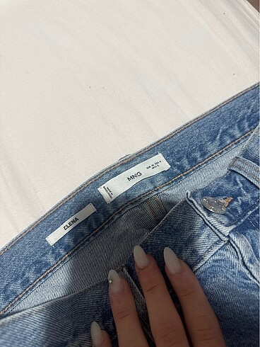 36 Beden Mango kot şort