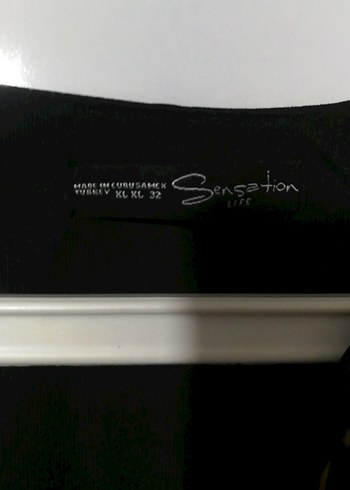 Zincir Detaylı Siyah Bohem Mini Elbise - Görsel 6