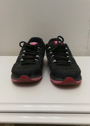 Siyah-Pembe Bağcıklı Kadın Spor Ayakkabı - Görsel 2