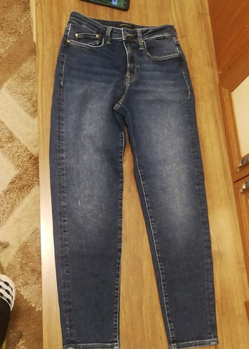 Mavi Gold Düğmeli Kadın Kot Pantolon - Görsel 2