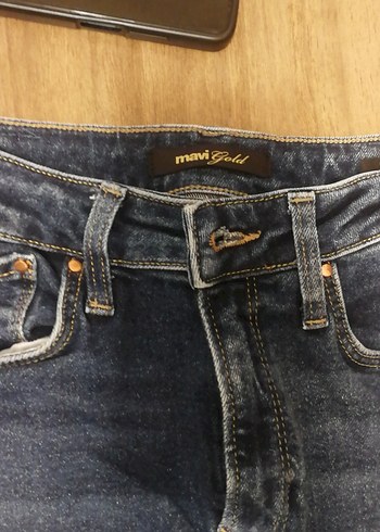 Mavi Gold Düğmeli Kadın Kot Pantolon - Görsel 4