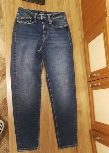 Mavi Gold Düğmeli Kadın Kot Pantolon - Görsel 5