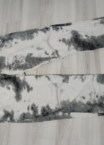 Gri Batik Desenli Kadın alt üst takım - Görsel 3