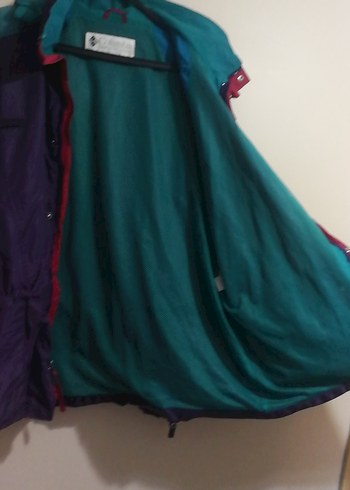 Mor Midi Kadın Ceket, Fermuarlı, Uzun Kollu - Görsel 4