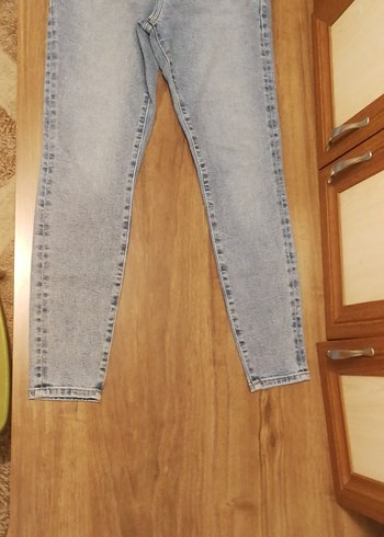 MaviGold Gri Mini Denim Kadın Jean - Görsel 3