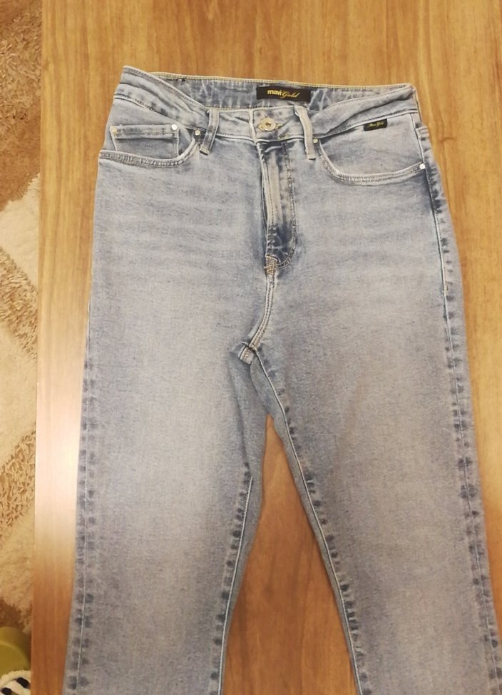 MaviGold Gri Mini Denim Kadın Jean - Görsel 4