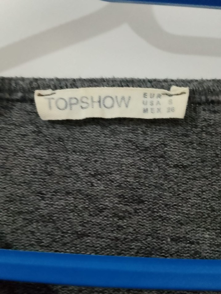 Gri V Yaka Uzun Kollu Kadın Kazak - Görsel 2