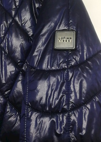 Erkek Lacivert Fermuarlı Streetwear Mont kaz tüyü - Görsel 2