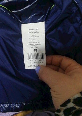 Erkek Lacivert Fermuarlı Streetwear Mont kaz tüyü - Görsel 8