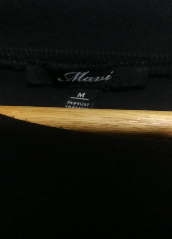 Düğmeli Siyah Kadın Sweatshirt - Görsel 5