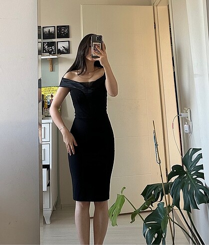 siyah şık elbise