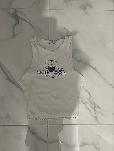 bershka ayicikli crop