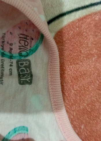 Karpuz Desenli Pembe Tulum - Görsel 2