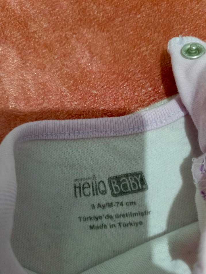 Kız Bebek Mor Kısa kollu takım - Görsel 4