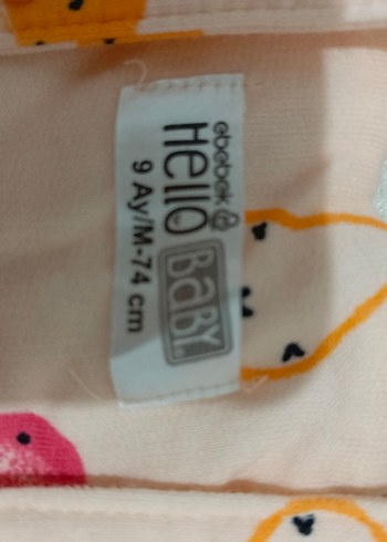 Düğmeli Çok Renkli Bebek Kız Tulum - Görsel 3