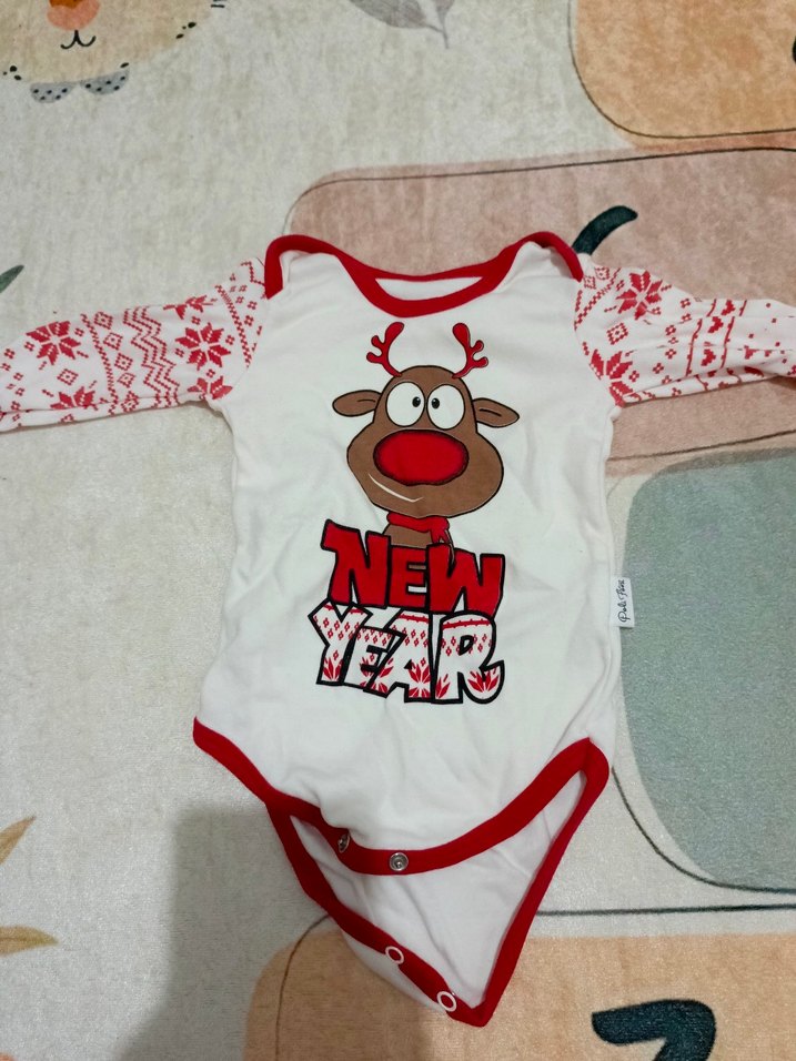 Uzun Kolllu Kışlık Bebek Takımı - Görsel 2