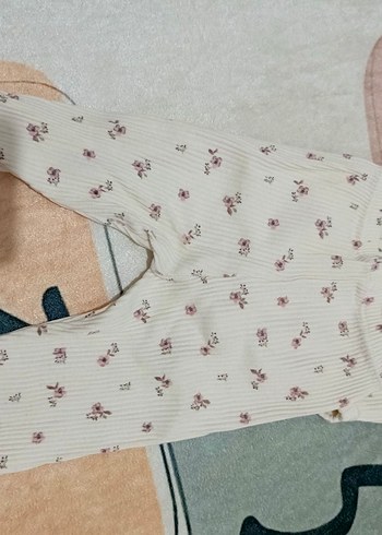 Dantel Detaylı Beyaz Bebek Takım - Görsel 3