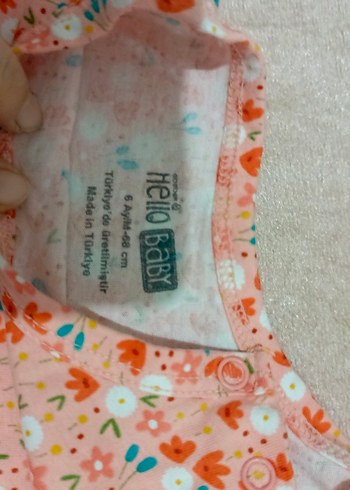 Pembe Bohem Kız Çocuk Kısa Kollu tulum - Görsel 2