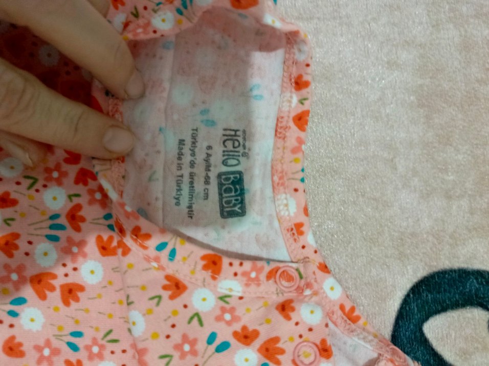 Pembe Bohem Kız Çocuk Kısa Kollu tulum - Görsel 2