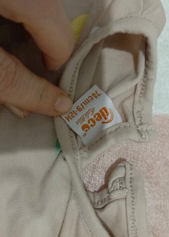 kısa Kollu Düğmeli Bebek Kız Takımı - Görsel 2