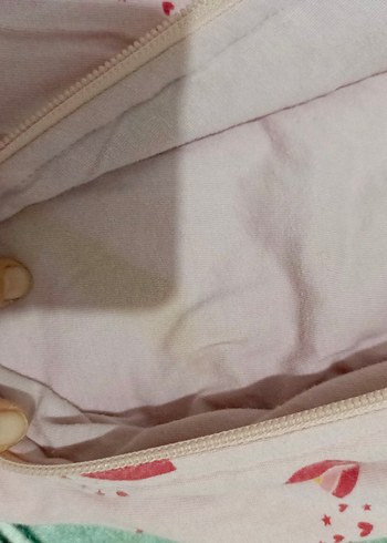 Pembe Bağlama Desenli Fermuarlı Bebek Tulum 1.6 togg - Görsel 2