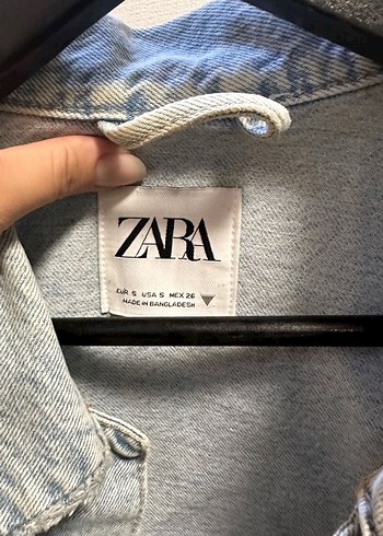 s Beden Gri Düğmeli Kadın Denim Ceket