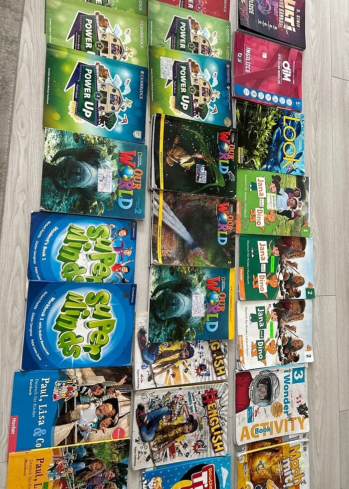 İngilizce ve Almanca kitaplar kullanılmış - Görsel 3