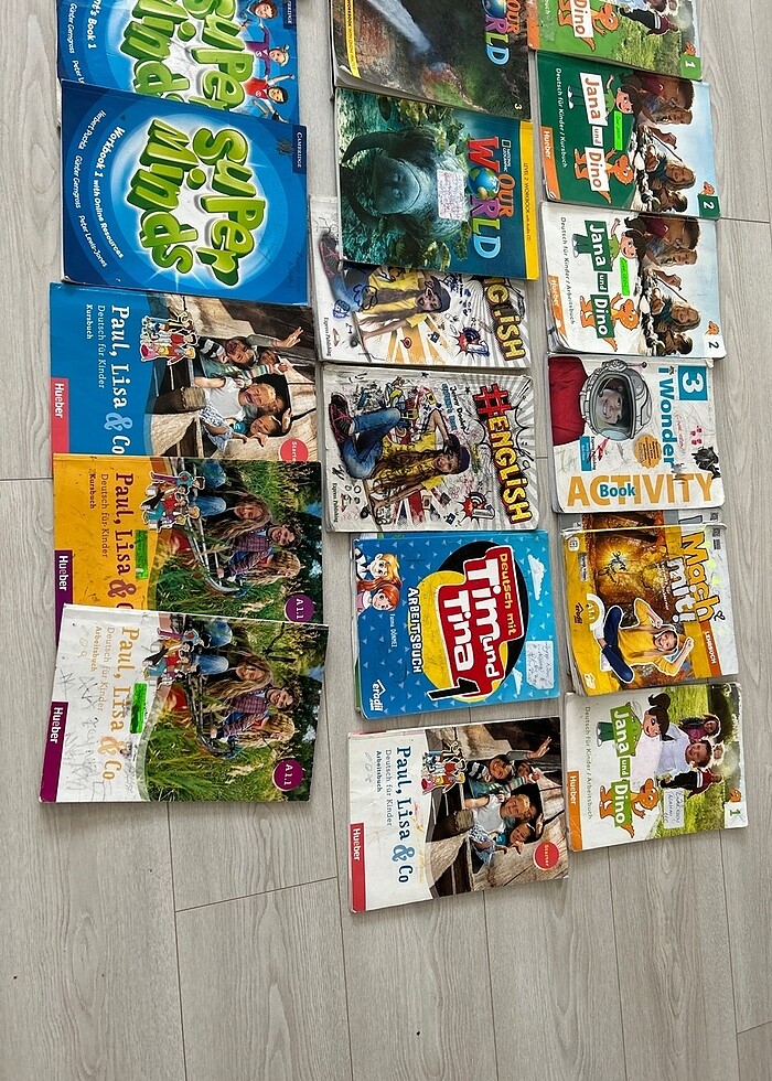 İngilizce ve Almanca kitaplar kullanılmış - Görsel 2