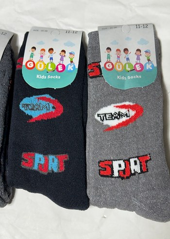 4lü havlu çocuk çorap - Görsel 2