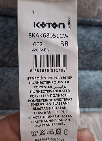 38 Beden Bayan Bluz