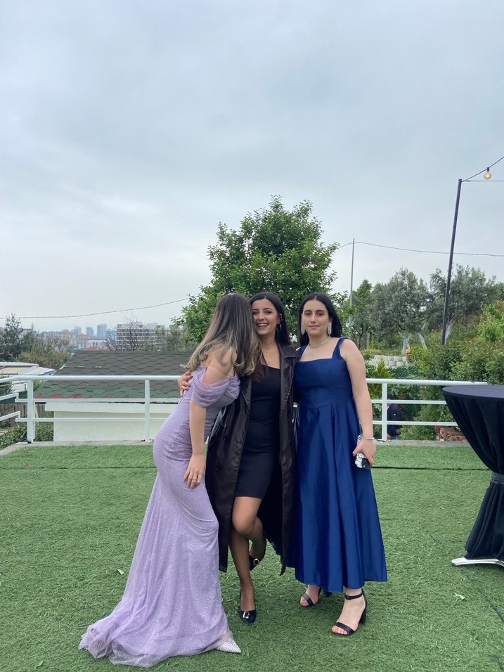 Mor Drapeli Uzun Straplez Kadın Abiye Elbise - Görsel 2