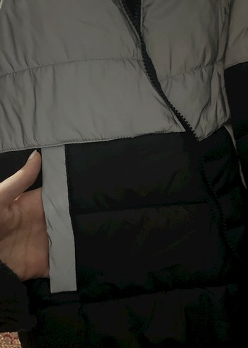 Gri Kapitone Fermuarlı Erkek Yelek - Görsel 4