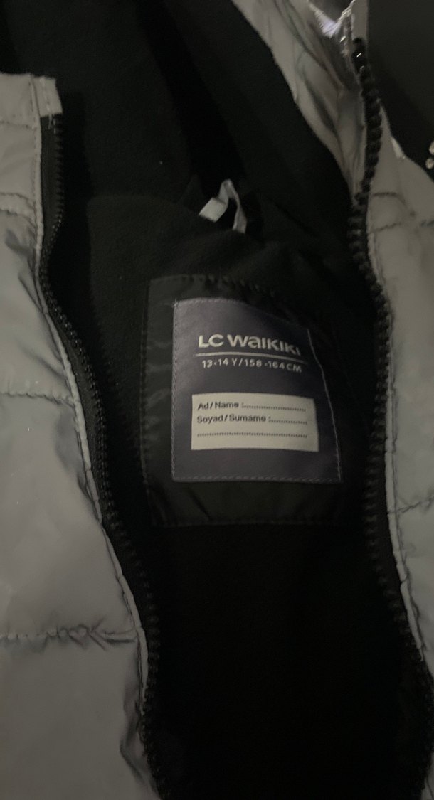 Gri Kapitone Fermuarlı Erkek Yelek - Görsel 2