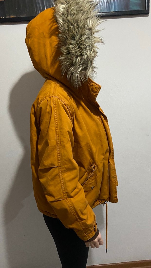 Kahverengi Sıcak Astarlı Kadın Mont - Görsel 4