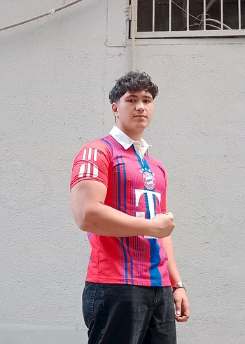 m Beden Bayern Münih polo yaka t-shirt