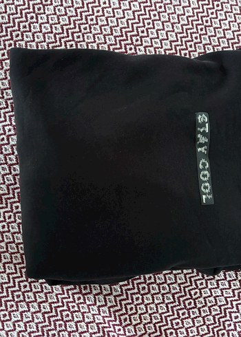 Siyah Kapüşonlu Pamuklu Sweatshirt - Görsel 5