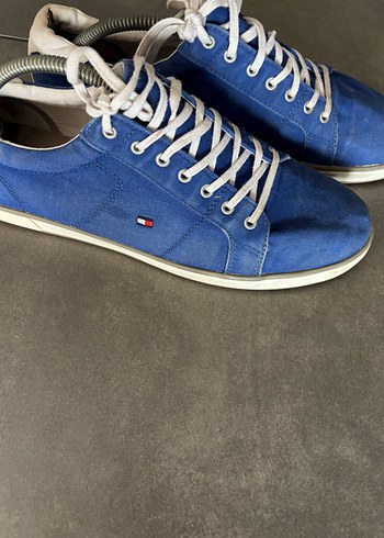 Tommy Erkek Mavi Denim Spor Ayakkabı - Görsel 3