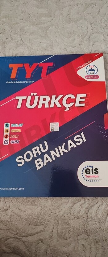 tyt Türkçe soru bankası eis yayınları 