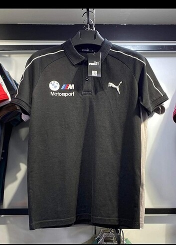 Puma BMW baskılı polo yakalı t-shirt 