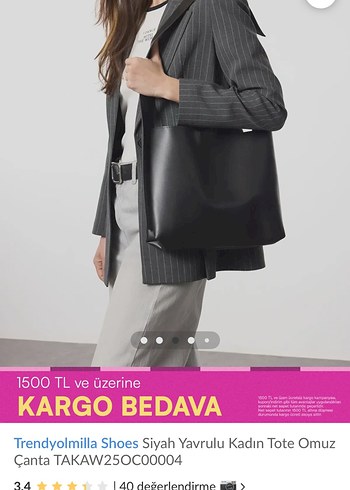 Trendyolmilla Shoes Siyah Yavrulu Kadin Tote Omuz
Çanta - Görsel 3