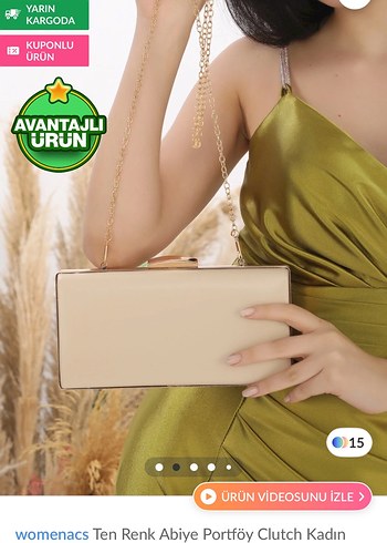  Beden Kadın Abiye Portföy Çanta clutch çanta