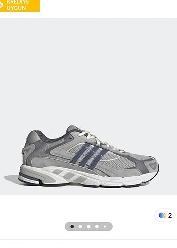 Adidas Gri Bağcıklı Kadın koşu Spor Ayakkabı