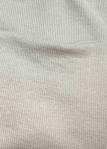 Kadın Krem Kare Yaka Fitilli Bluz - Görsel 6