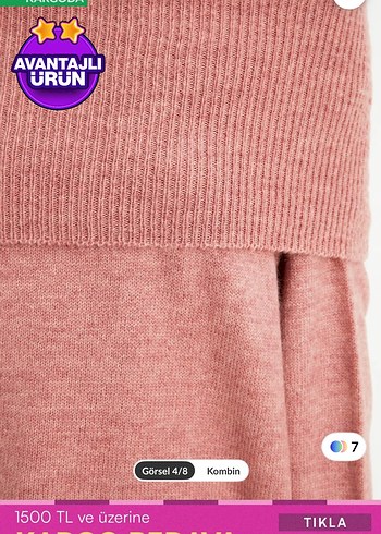 Trendyolmilla Gül Kurusu Yumusak Dokulu Carmen
Yaka Triko Kazak - Görsel 2